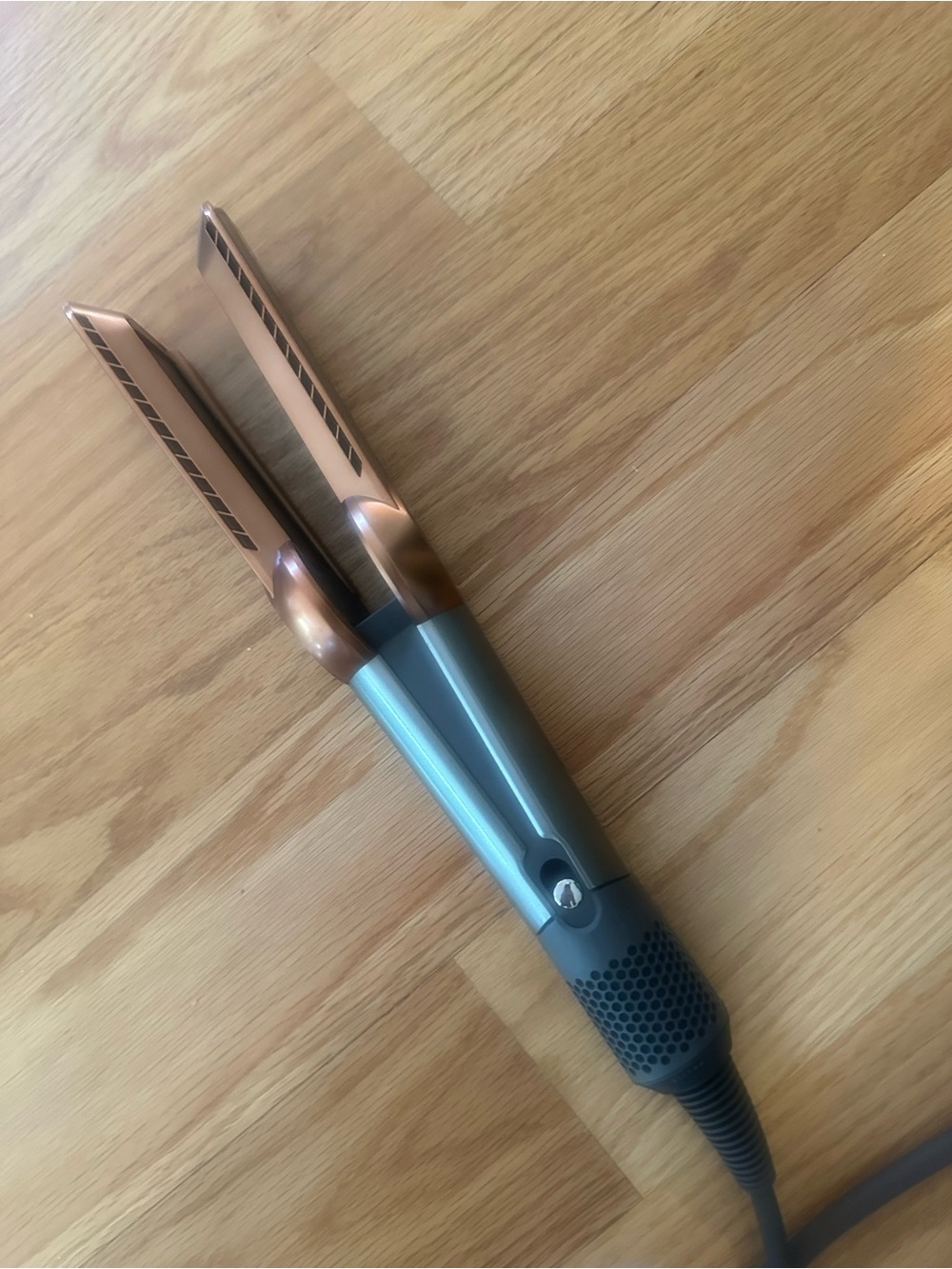 Dyson Silver and Rose Gold Hair Straightener - Picture 2 of 3